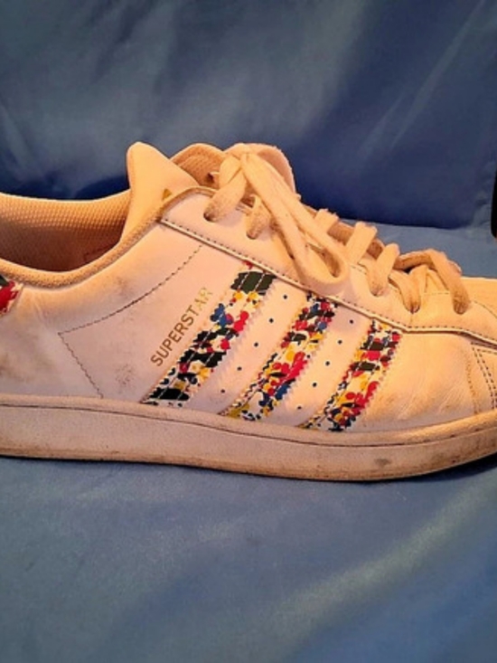 adidas Shoes - adidas Superstar Men’s 10.5 White/Multicolor Low Top Lace-Up Sneakers FX5400